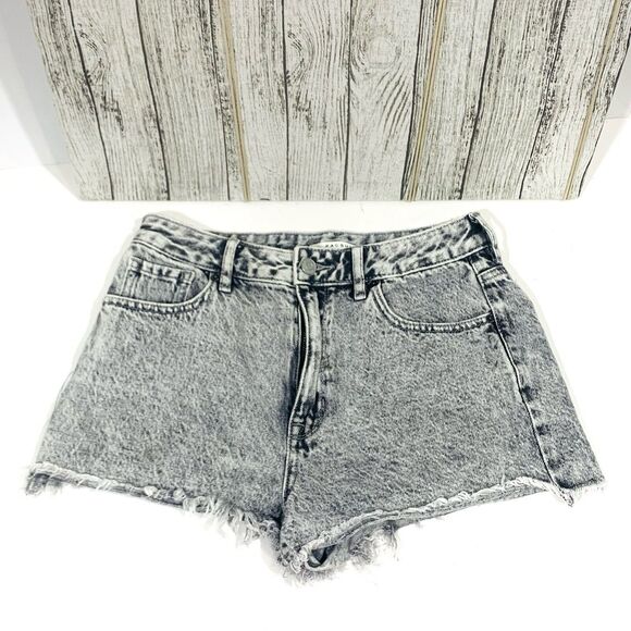 PacSun Pants - PacSun High Rise Acid Wash Festival Jean Shorts Size 27 Women’s